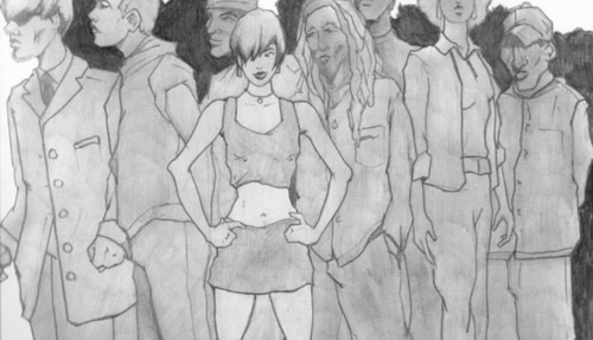 Club Line Drawing