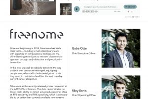 Decoding Health Freenome Decoding Health Freenome